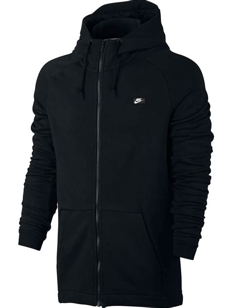 nike zip hoodie herren schwarz|full zip hoodie men's.